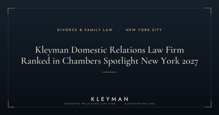 chambers spotlight new york — Kleyman Law Firm
